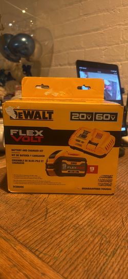 20V/60V MAX FLEXVOLT Lithium-Ion 9.0Ah Battery and Charge