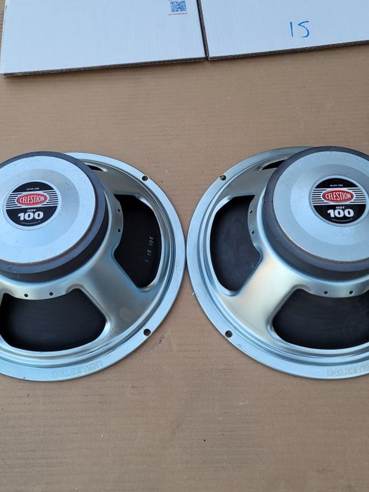 G12T "Hot 100" 16ohm Guitar Speakers By Celestion - Used But In Proper Working Order