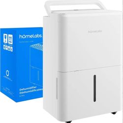 hOmeLabs 8 Pint Wi-Fi Dehumidifier for up to 1,800 Sq Ft Rooms