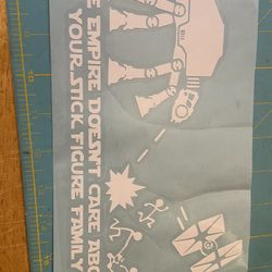 starwars stick figure family decal