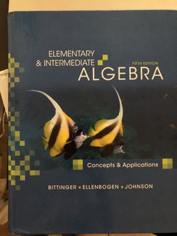 Elementary and Intermediate Algebra Book