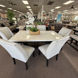 7 PC DINING TABLE SET