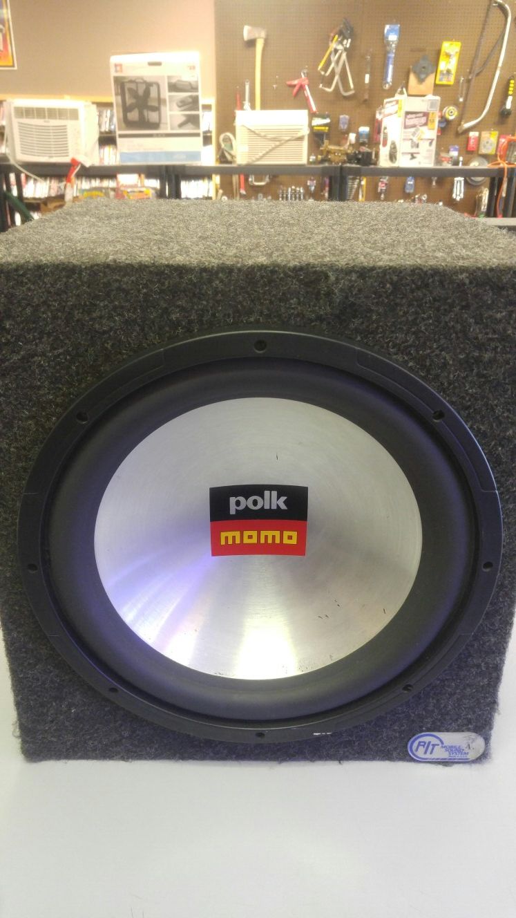 Polk/Momo MM2124 - 12" 4-Ohm Subwoofer 75-400 Watts RMS