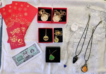 Mixed Necklace Jewelry Lot – 7 Pieces