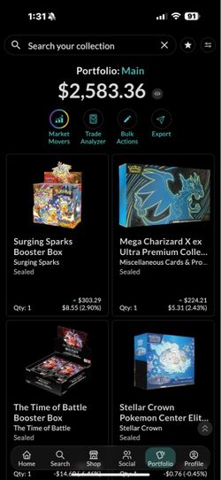 Cash out Pokemon lot