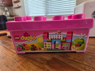 Girls duplo blocks