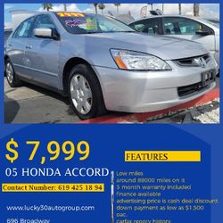 2005 HONDA ACCORD