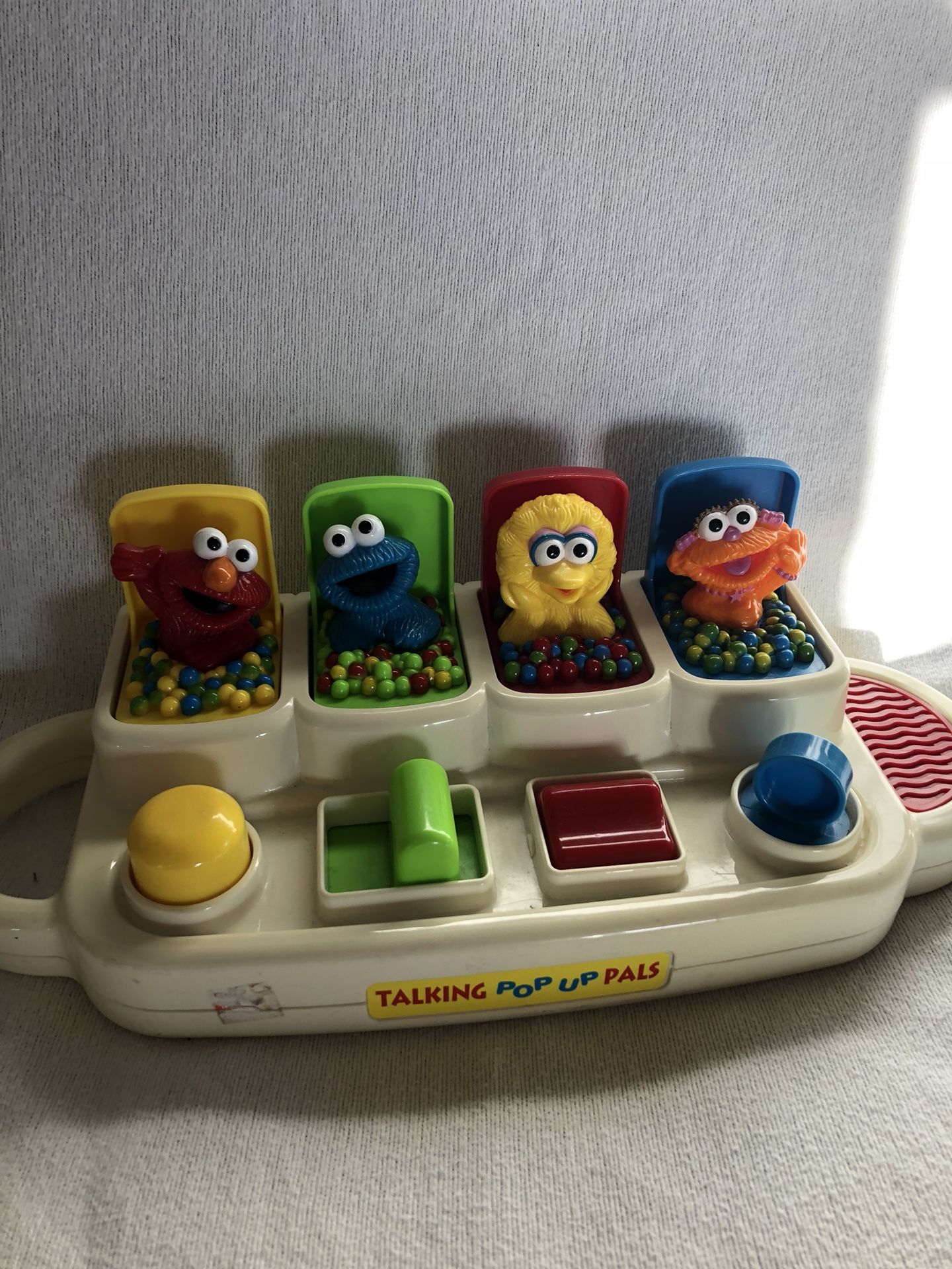 Rare talking pop up pals Sesame Street 1995 works!