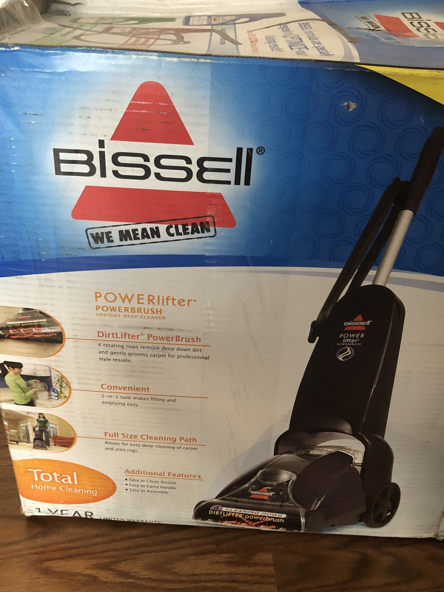 BISSELL PowerLifter PowerBrush Upright Lightweight Carpet Cleaner 1622