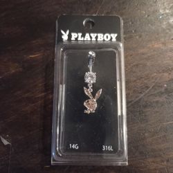 PLAYBOY Belly Ring New In Box 