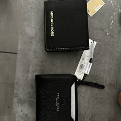 Micheal Kors and Marc Jacob’s wallets 