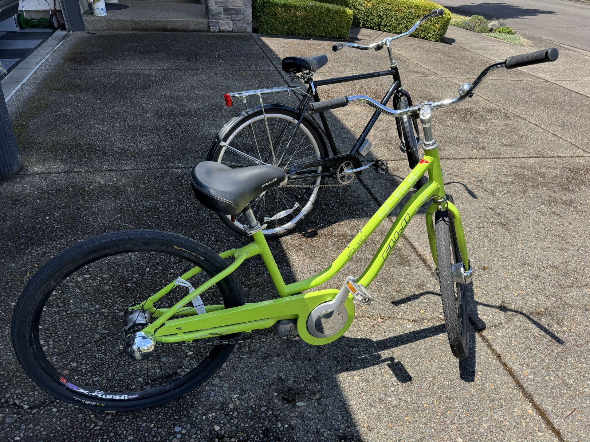 Two Cruiser Bicycles