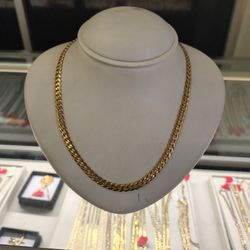 14k Solid Gold Cuban Links Necklace 31.3 Grams 20 Long Layaway Available 10%dwon If You Interested Please Make Sure You Ask For Maribel Thank You 