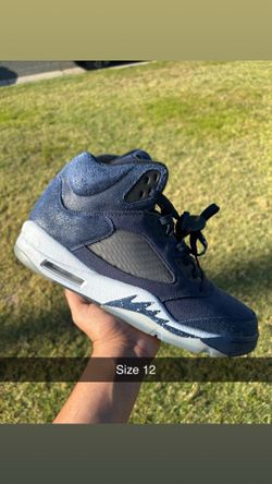 Jordan 5 midnight navy size 12