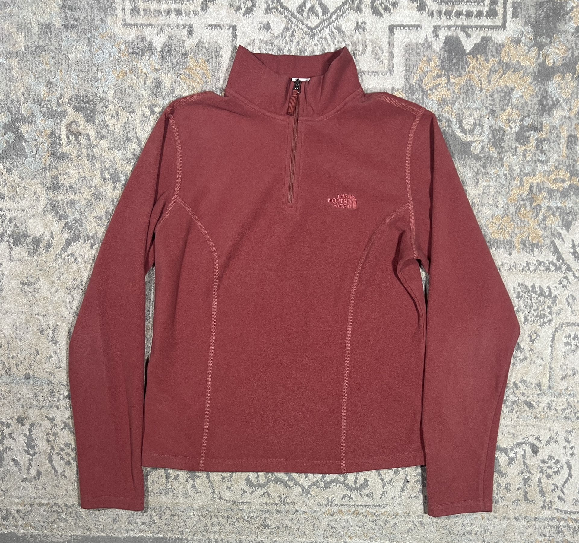 The North Face Sweater Womens Small Pullover Fleece Quarter Zip TKA 100