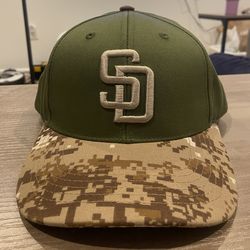San Diego Padres Memorial Day Theme Game Adjustable Cap Hat BRAND NEW OSFA Military (12 Available!)