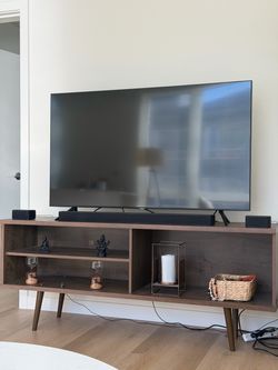 Wood TV Stand Media Console