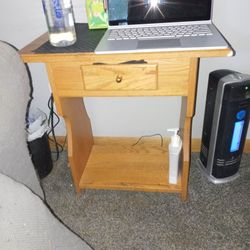 Solid Oak Side Table