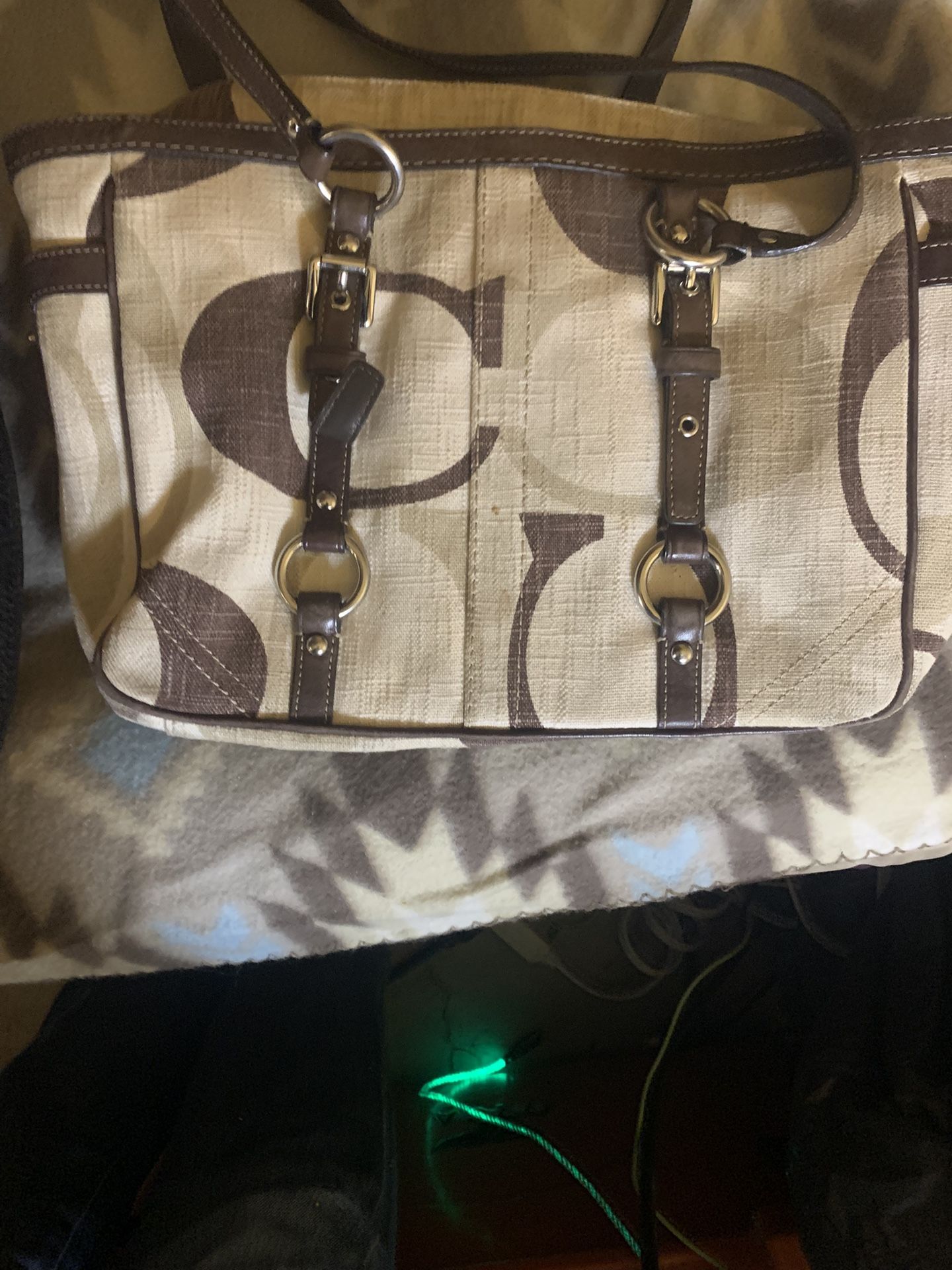 Tan/Brown Coach Handbag