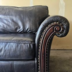 Bernhardt Leather Sofa Couch