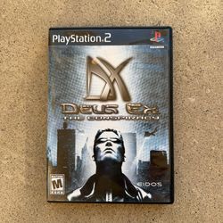 PlayStation 2 Game Deus Ex The Conspiracy