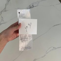 AirPods Pro 3 with receipt