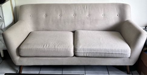 Beige sofa
