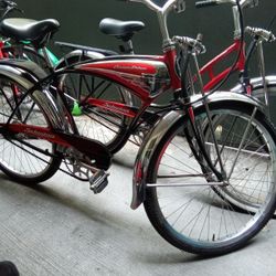 2 Antique Schwinn  Bikes 