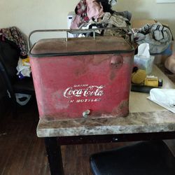 Coca Cola Ice Cooler Vintage Original