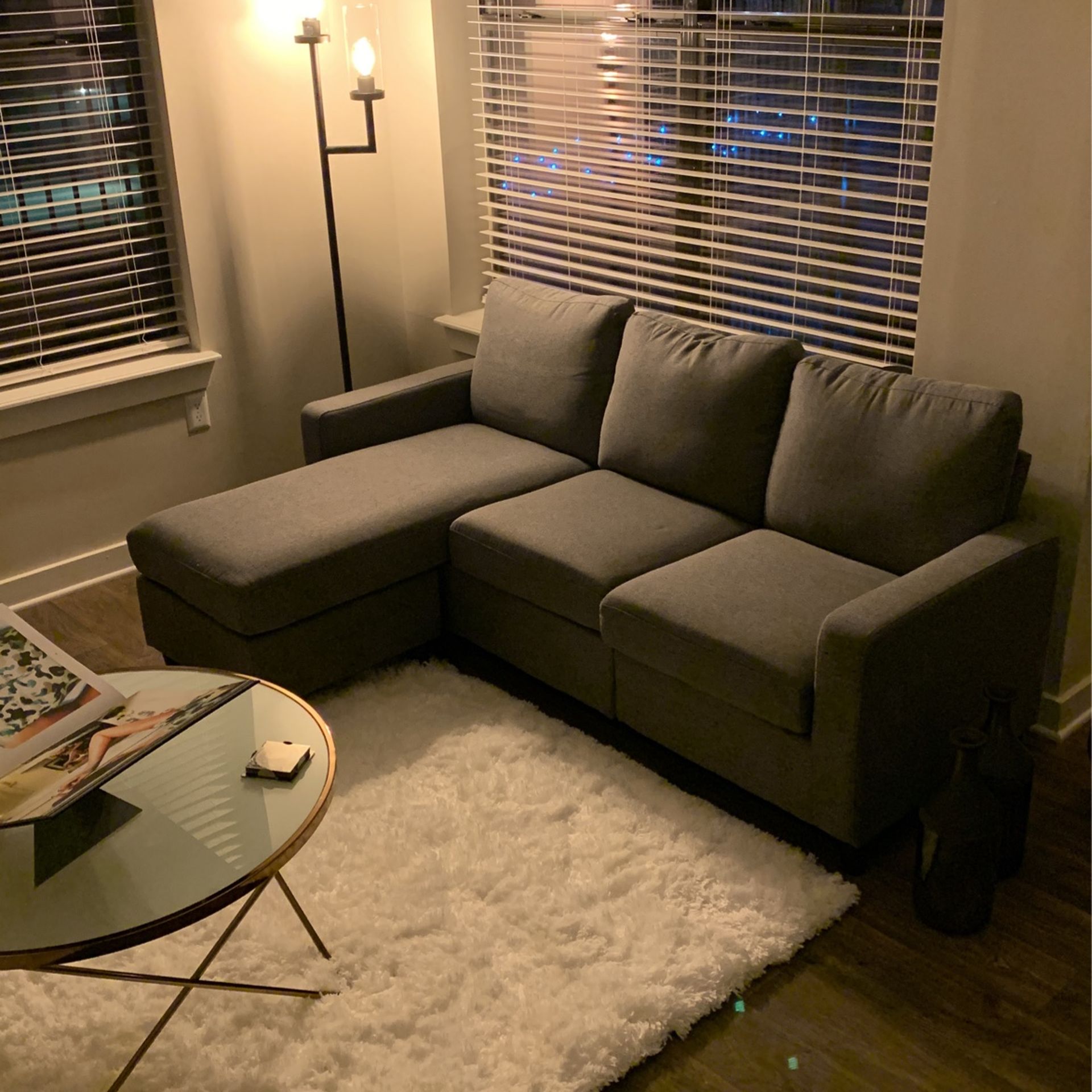 Gray Sectional 78’’