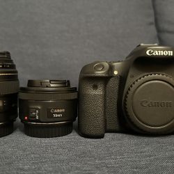 Canon EOS 70D + 2 Len - 85mm 1.8 And 55mm 1.8