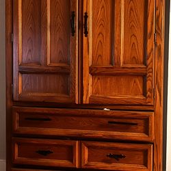 vintage spacious armoire
