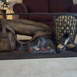 Golf Themed Coffee Table and End Tables