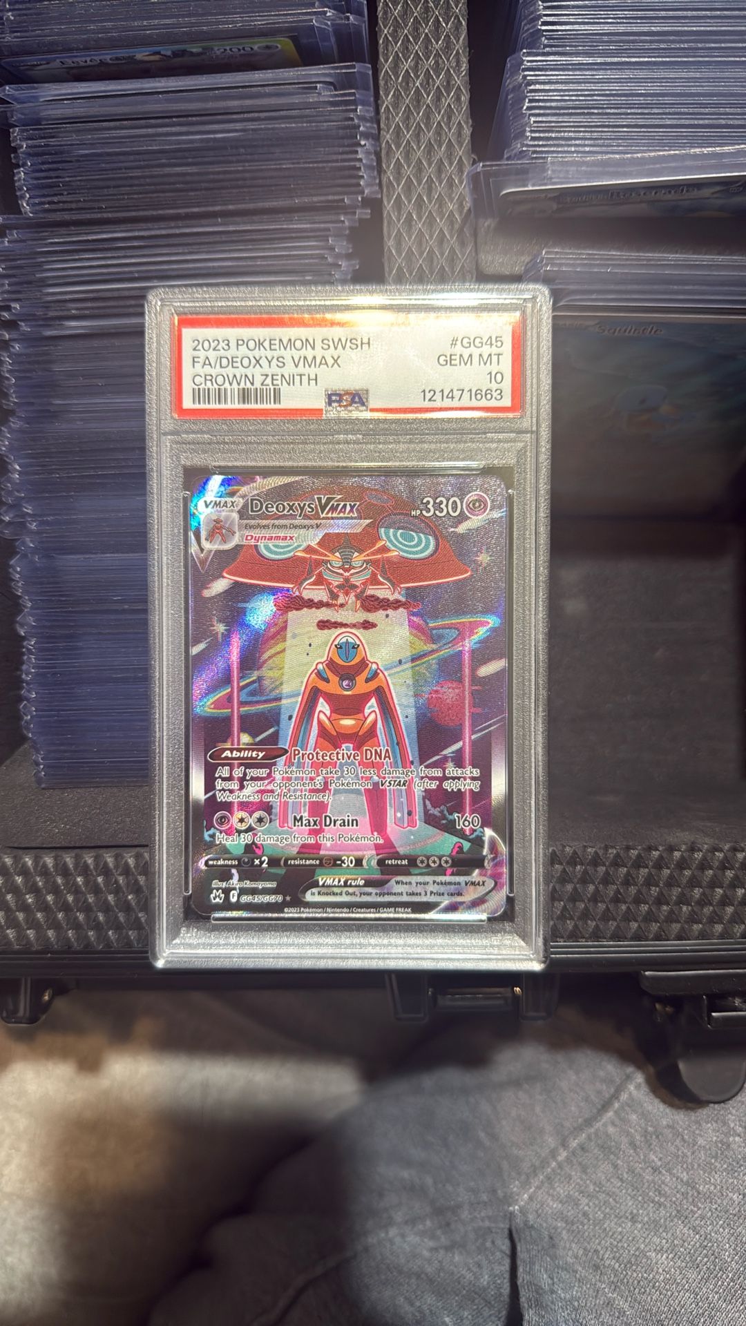 Deoxys Vmax PSA 10