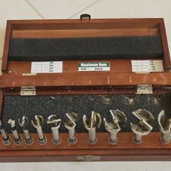 Forstner Bit 1/4”-1-3/8” Wood Drilling Set
