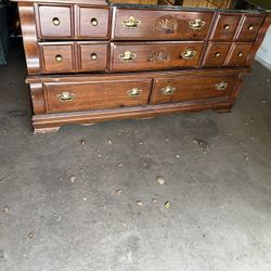 Nice Dresser With It’s Mirror 