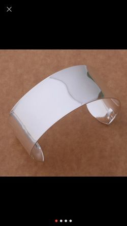 Sterling silver bangle stamped 925! Brand new!