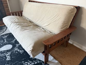 Hardwood Queen size futon