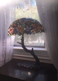 Tiffany vintage glass lamp