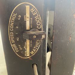 Vintage Mathes 4 Speed Fan