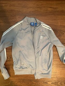 Adidas Originals SST Track Jacket Grey White 3-Stripes  [Mens/] Size medium
