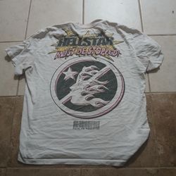 White hellstar tee size L
