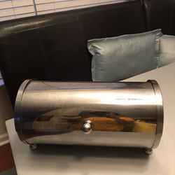 Chrome Bread Box