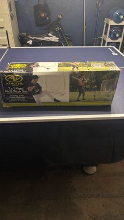 Athletic 7 x 7 foot hit & pitch net