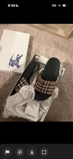 Burberry slides