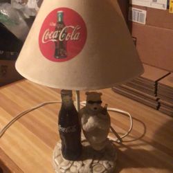 Vintage Coca Cola Lamp
