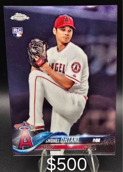 Topps 2018 Topps Chrome Shohei Ohtani RC Rookie #150 Chrome Angels