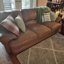 4 Piece Leather Couch Set