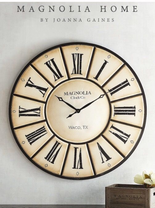 Magnolia Home Village Wall Clock - brand new