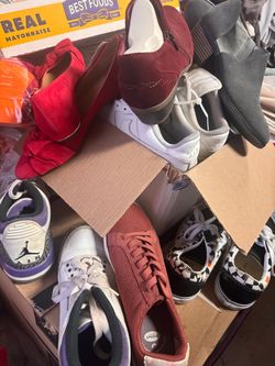 100 pairs of shoes
